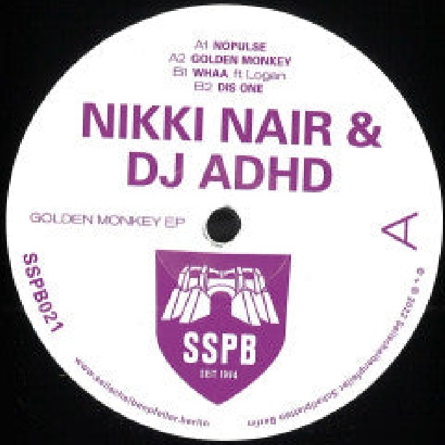 Seilscheibenpfeiler S. Berlin-Nikki Nair & DJ ADHD - Golden Monkey-12"Seilscheibenpfeiler-S-Berlin-Nikki-Nair-DJ-ADHD-Golden-Monkey-12.jpg